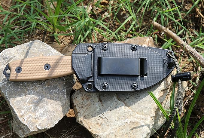 Black Blade/Coyote Brown G10 Handles/Black Sheath