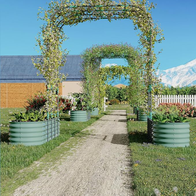 Green w/ Arch Trellis